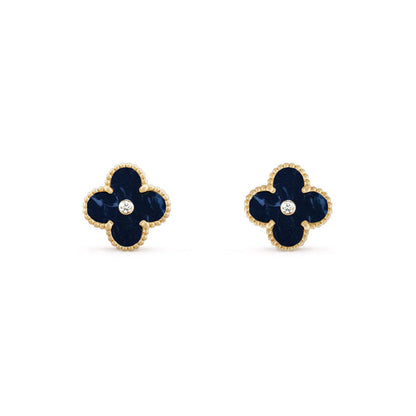[Rani Jewelry]CLOVER  15MM DIAMOND EARRINGS COLLECTION