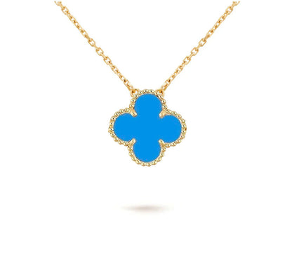 [Rani Jewelry]CLOVER 15MM SINGLE FLOWER NECKLACE COLLECTION