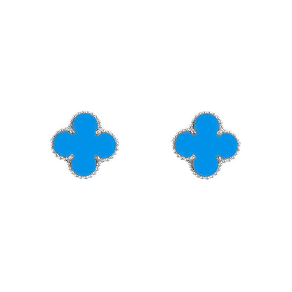 [Rani Jewelry]CLOVER SILVER 15MM EARRINGS COLLECTION