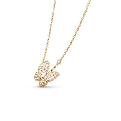 [Rani Jewelry]BUTTERFLY DIAMOND NECKLACE