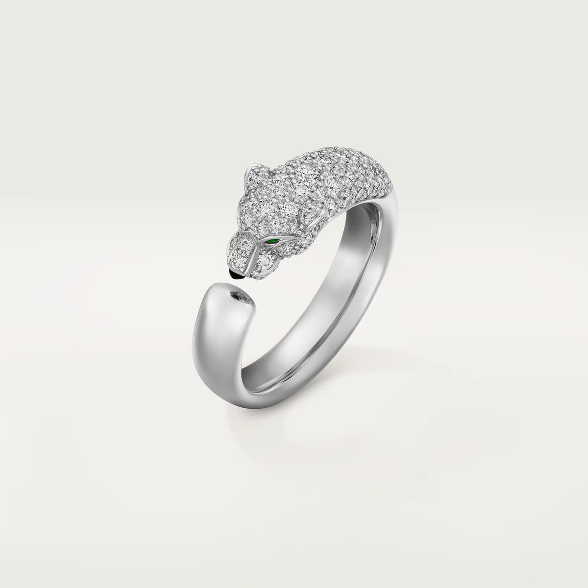 [Rani Jewelry] PANTHERE HALF DIAMOND SMALL RING