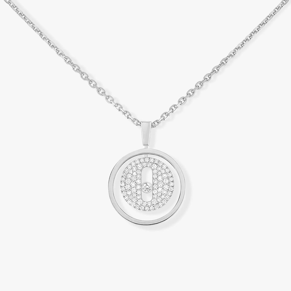 [Rani Jewelry]LUCKY MOVER PM PAVED NECKLACE