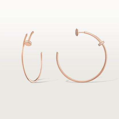 [Rani Jewelry] JUSTE HALF DIAMOND LARGE EARRINGS
