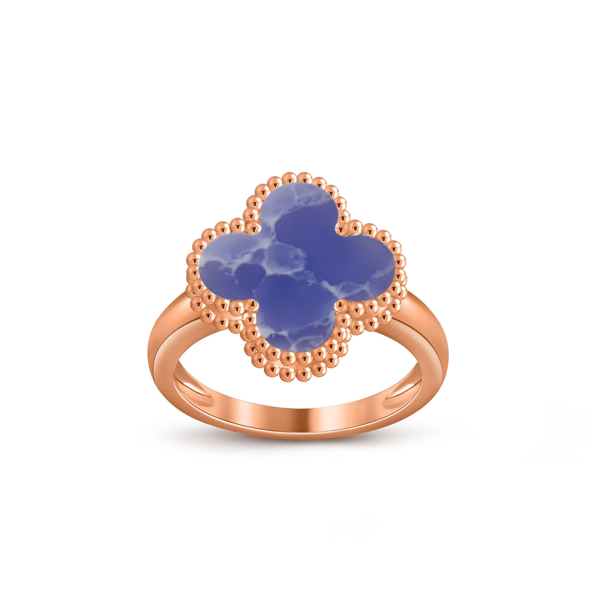 [Rani Jewelry]CLOVER RING ROSE GOLD COLLECTION