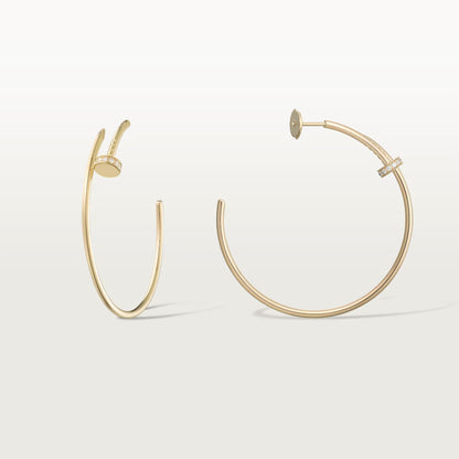 [Rani Jewelry] JUSTE HALF DIAMOND LARGE EARRINGS