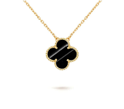 [Rani Jewelry]CLOVER 15MM SINGLE FLOWER NECKLACE COLLECTION