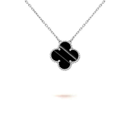[Rani Jewelry]CLOVER 15MM NECKLACE SILVER COLLECTION