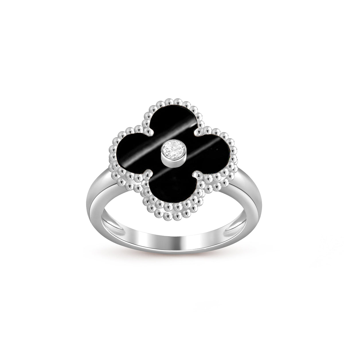 [Rani Jewelry]CLOVER SILVER DIOMND RING COLLECTION