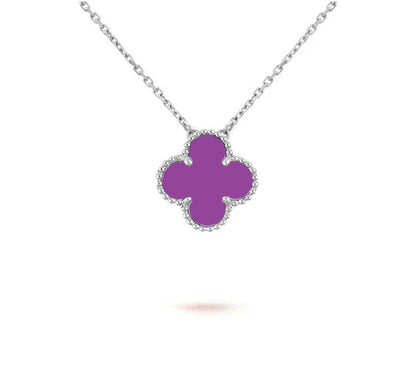 [Rani Jewelry]CLOVER 15MM NECKLACE SILVER COLLECTION
