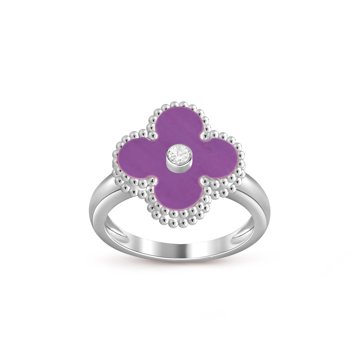 [Rani Jewelry]CLOVER SILVER DIOMND RING COLLECTION