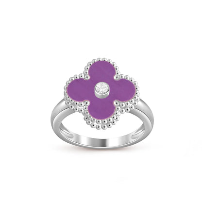 [Rani Jewelry]CLOVER SILVER DIOMND RING COLLECTION