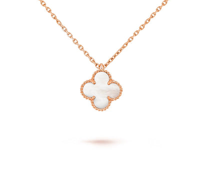 [Rani Jewelry]CLOVER MINI 9.5MM CARNELIANS NECKLACE COLLECTION