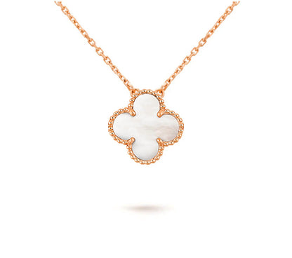 [Rani Jewelry]CLOVER 15MM SINGLE FLOWER NECKLACE COLLECTION
