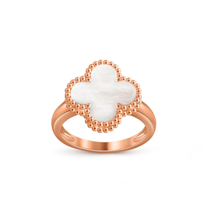[Rani Jewelry]CLOVER RING ROSE GOLD COLLECTION