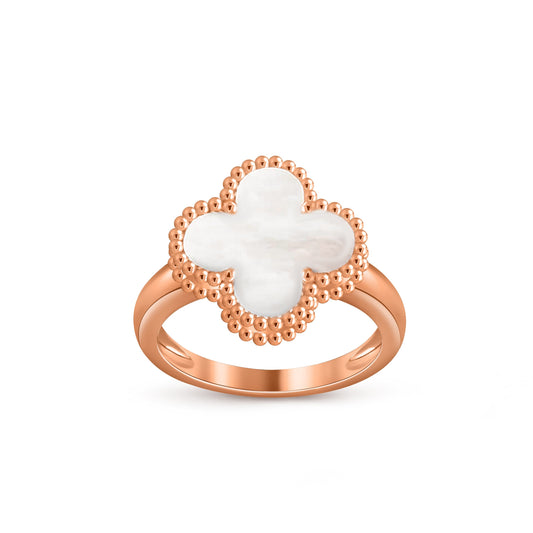 [Rani Jewelry]CLOVER RING ROSE GOLD COLLECTION