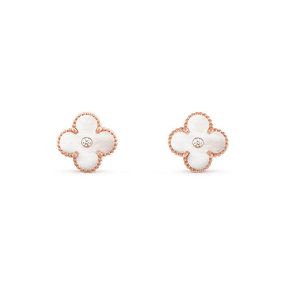 [Rani Jewelry]CLOVER  15MM DIAMOND EARRINGS COLLECTION