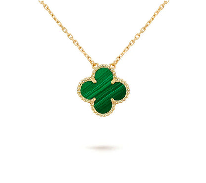 [Rani Jewelry]CLOVER 15MM SINGLE FLOWER NECKLACE COLLECTION