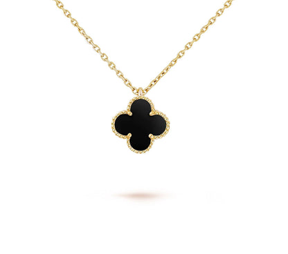 [Rani Jewelry]CLOVER MINI 9.5MM CARNELIANS NECKLACE COLLECTION