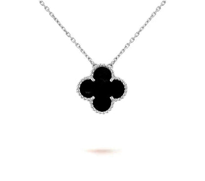 [Rani Jewelry]CLOVER 15MM NECKLACE SILVER COLLECTION