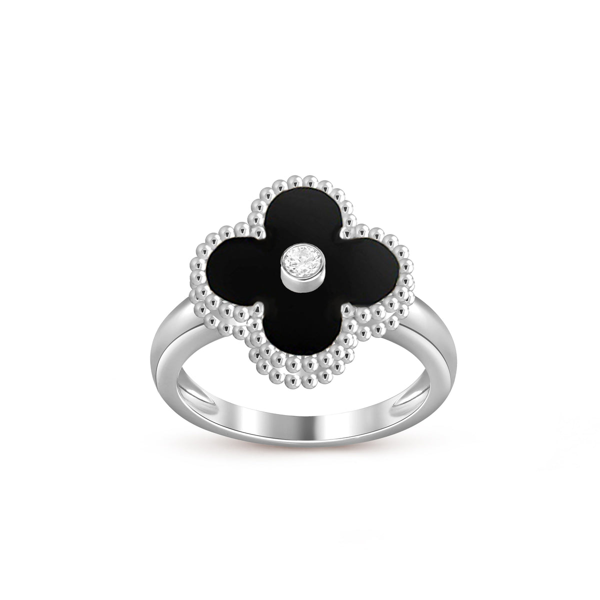 [Rani Jewelry]CLOVER SILVER DIOMND RING COLLECTION