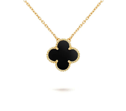 [Rani Jewelry]CLOVER 15MM SINGLE FLOWER NECKLACE COLLECTION