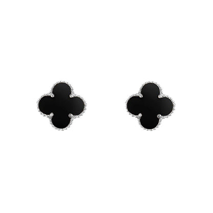 [Rani Jewelry]CLOVER SILVER 15MM EARRINGS COLLECTION