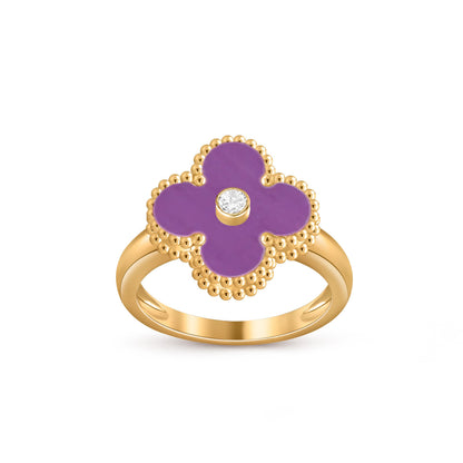 [Rani Jewelry]CLOVER DIAMOND RING GOLD COLLECTION