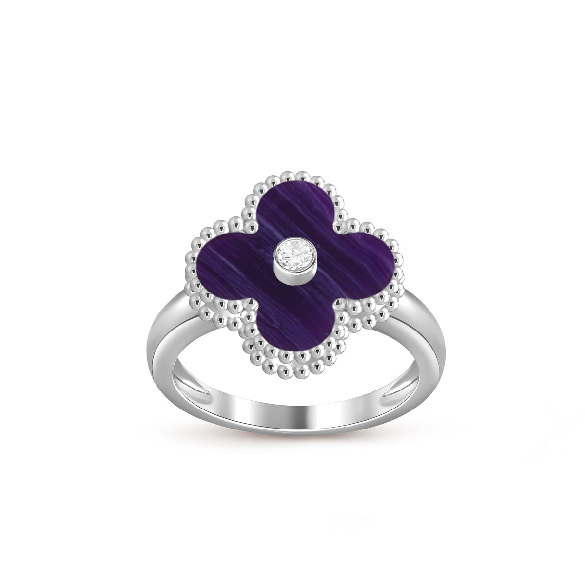 [Rani Jewelry]CLOVER SILVER DIOMND RING COLLECTION