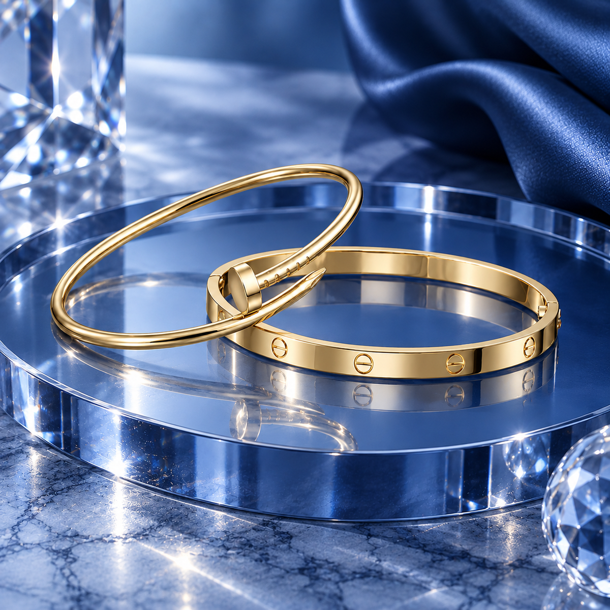 [Rani Jewelry] LOVE & JUSTE Classic Bracelet Stack Set