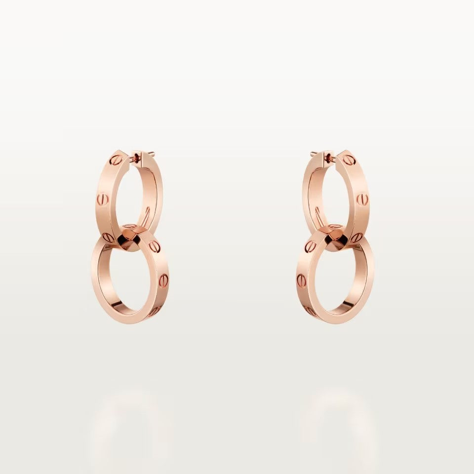 [Rani Jewelry] LOVE 3.3MM DANGLE EARRINGS