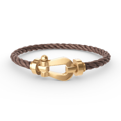 [Rani Jewelry]FORCE LARGE HORSESHOE NO DIAMOND BRACELET GOLD