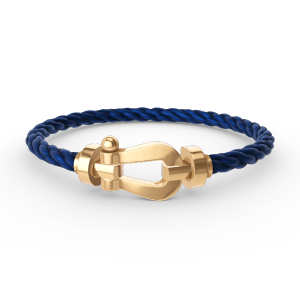 [Rani Jewelry]Force Horseshoe & Clover 5 Motifs Bracelet Stack Set