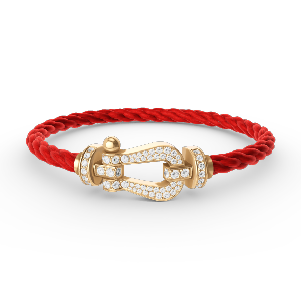 [Rani Jewelry]FORCE LARGE HORSESHOE FULL DIAMOND BRACELET GOLD