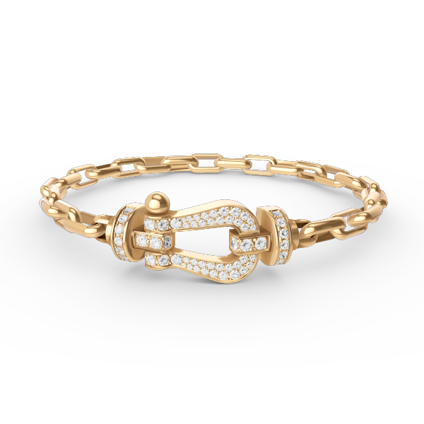 [Rani Jewelry]FORCE LARGE HORSESHOE CLASP  METAL BRACELET