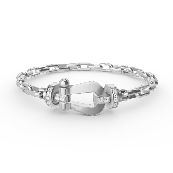 [Rani Jewelry]FORCE LARGE HORSESHOE CLASP  METAL BRACELET