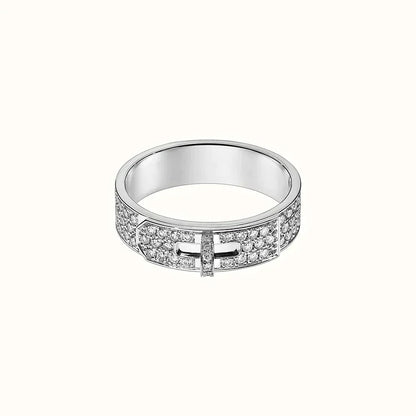 [Rani Jewelry]KELLY SILVER DIAMOND RING