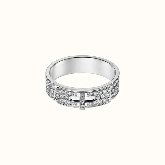[Rani Jewelry]KELLY SILVER DIAMOND RING
