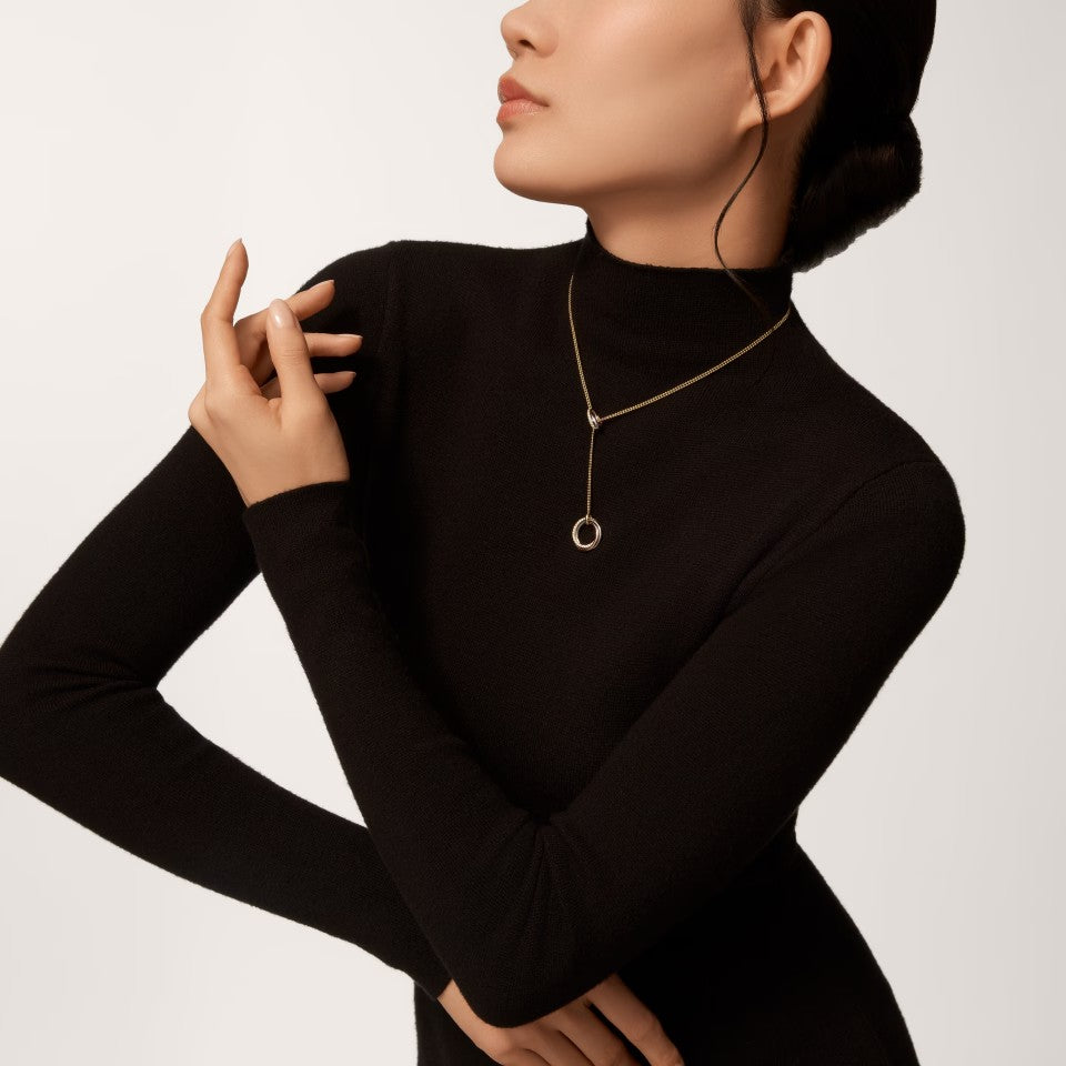 [Rani Jewelry] TRINITY DIAMONDS NECKLACE