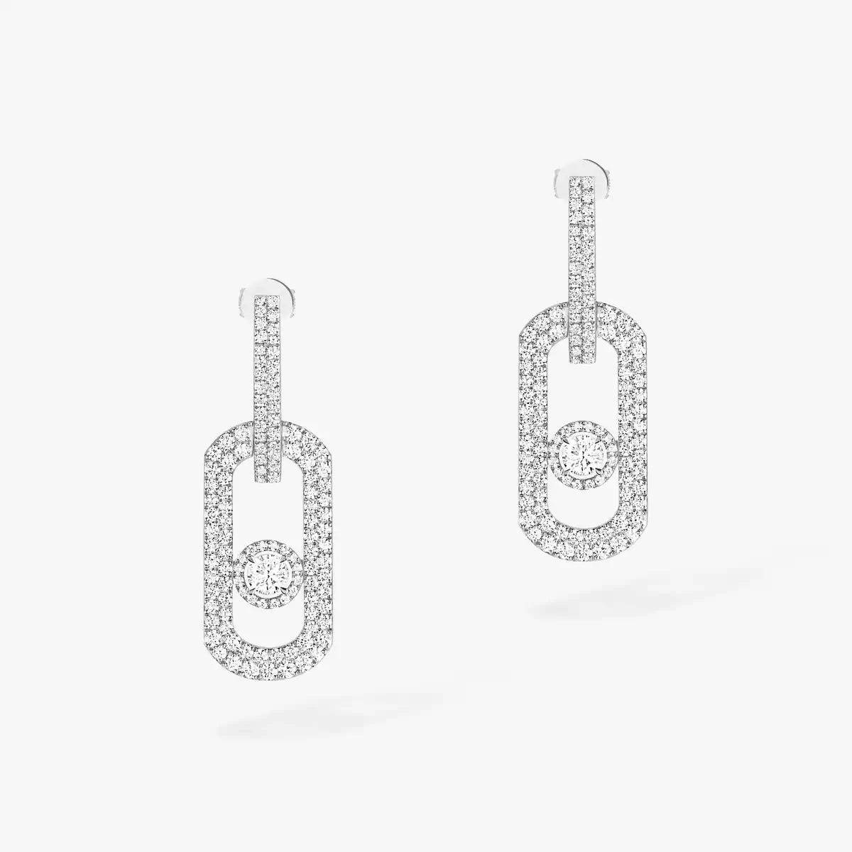 [Rani Jewelry]So Move XL Pave_-Set Diamond Pendant Earrings