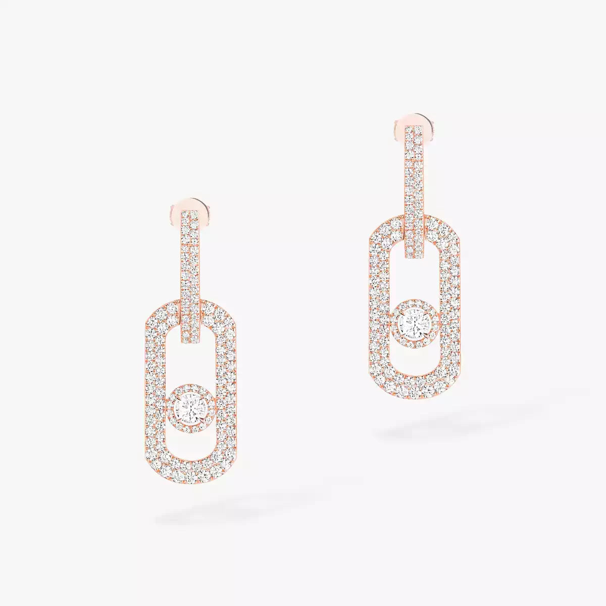 [Rani Jewelry]So Move XL Pave_-Set Diamond Pendant Earrings