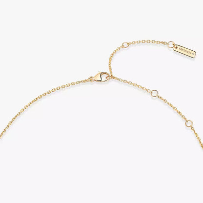 [Rani Jewelry]Lucky Eye Diamond Necklace in Rose Gold and Turquoise
