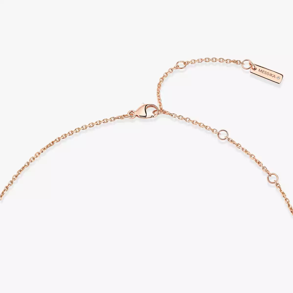 [Rani Jewelry]Lucky Eye Diamond Necklace in Rose Gold and Turquoise