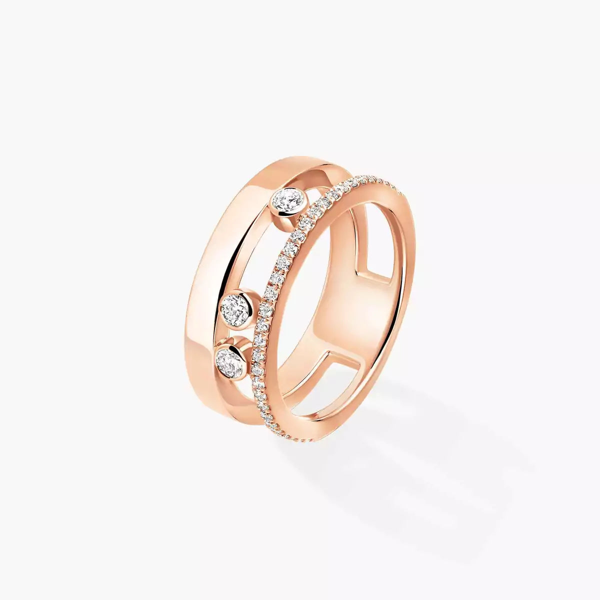 [Rani Jewelry]Move Romane Diamond Ring
