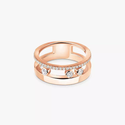 [Rani Jewelry]Move Romane Diamond Ring