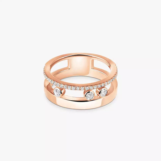 [Rani Jewelry]Move Romane Diamond Ring