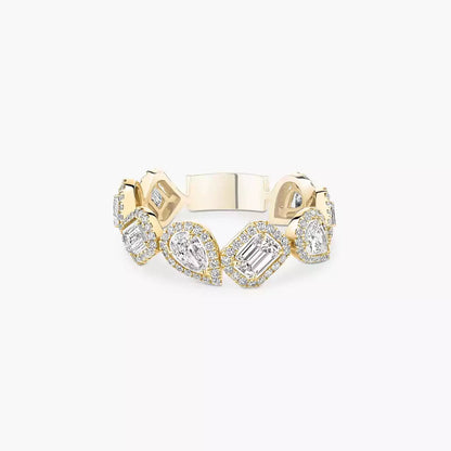 [Rani Jewelry]Diamond Wedding Ring My Twin