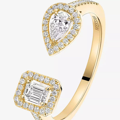 [Rani Jewelry]My Twin Toi Gold Diamond Ring