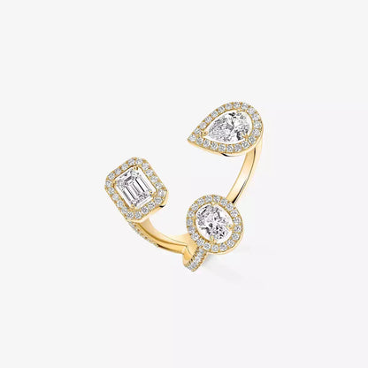[[Rani Jewelry] Diamond Ring 0,25ct My Twin Trilogy