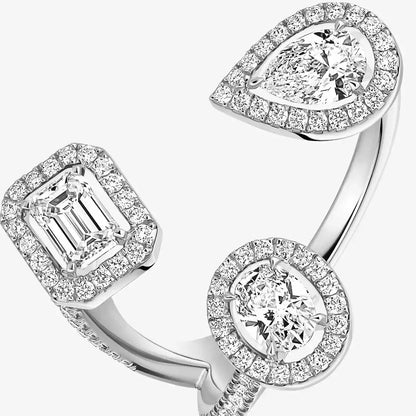 [[Rani Jewelry] Diamond Ring 0,25ct My Twin Trilogy