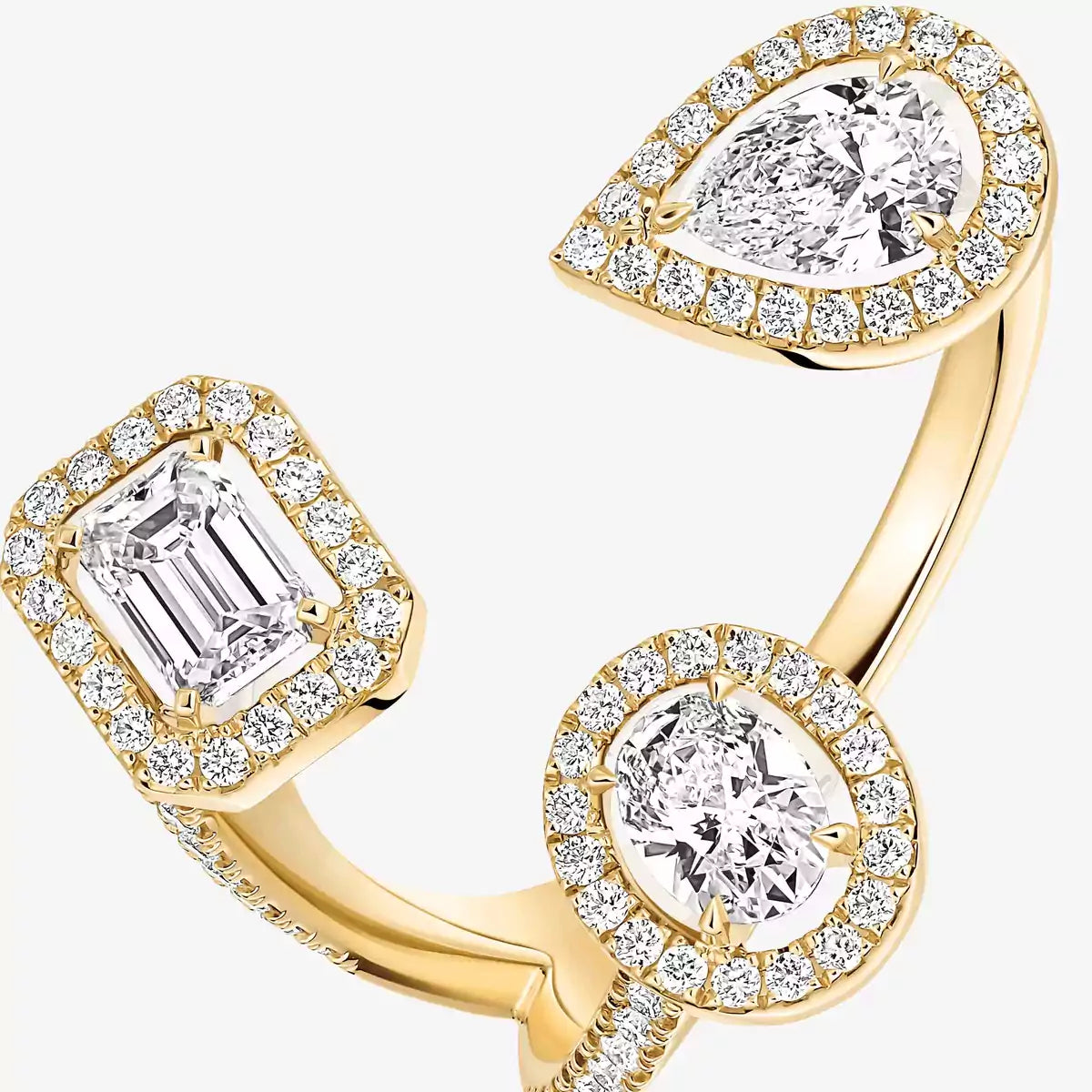[[Rani Jewelry] Diamond Ring 0,25ct My Twin Trilogy